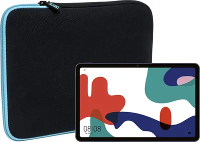 Produktbild von Slabo Tablet Tasche für Huawei MatePad 10.4 Hülle Case Neopren - TÜRKIS / SCHWARZ