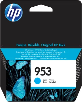 Image de HP 953 Cyan Original Ink Cartridge Cartouche d'impression 1 pièce(s) Rendement standard