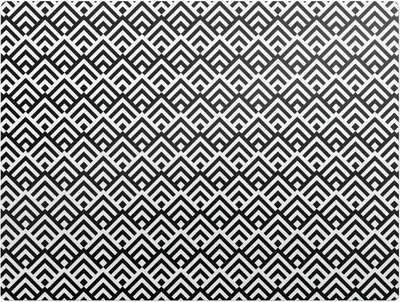 Obrázek produktu pro Geometrický Vzor– Ochranná podložka na podlahu – Podložka pod židli – 120x90 cm – Protiskluzová podložka na tvrdé podlahy