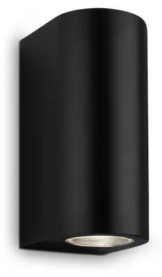 Immagine prodotto di BRILONER - Lampada da esterno a LED IP44, Lampada da esterno a LED, 2x GU10, 4000K bianco neutro, nero, 155x70x90mm (LxWxH)