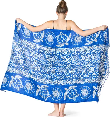 Produktbild von PANASIAM Sarong ATLANTIC - Hüfttuch, Pareo, Bikini-Überwurf, Strandtuch - Sauna