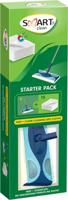 Produktbild von SMART Clean Mop + Tücher zum Trockensaugen von Böden
