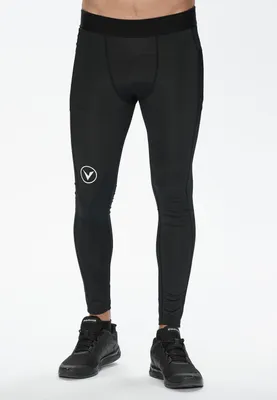 Imagen del producto de Virtus. Leggings deportivos BONDER M, modelo largo, para usar como primera capa, con bolsillo lateral. Color: . Talla: M