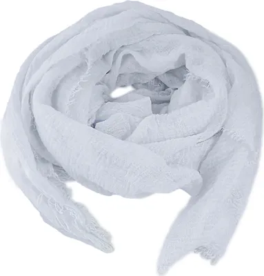 Produktbild von Niklarson Schal Tuch weiß 190x100cm Damen Poncho Stola Pareo Viskose T1287