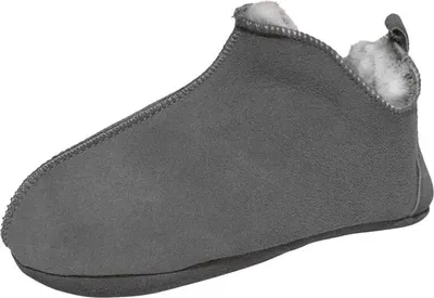 Produktbild von Lammfell Kinder Hausschuhe - BALI GRAU - Schuhgröße: EUR 25/26