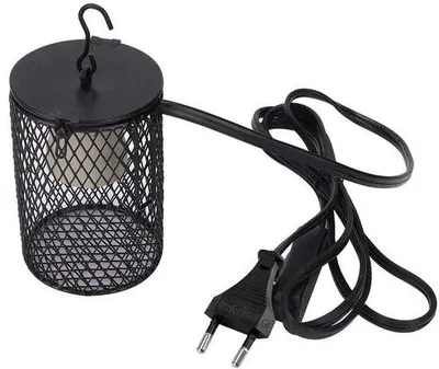 Produktbild von Famanu Schutzgitter für Terrarium Wärmelampe - Hitzebeständiges Sicherheitsgitter