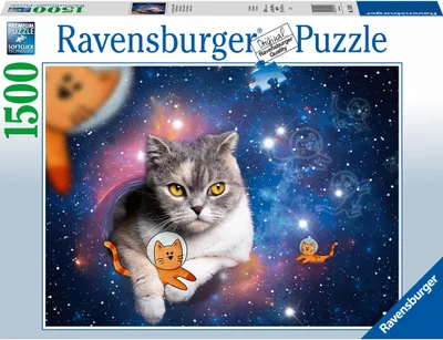 Produktbild von Katzen fliegen im Weltall Ravensburger 17439