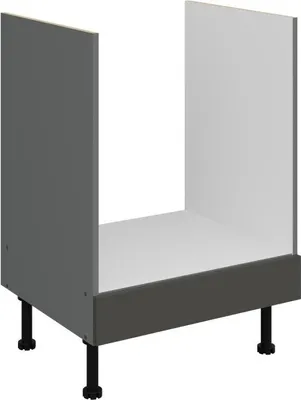 Produktbild von LUNARA Ofenschrank – Breite 60 cm, Graphit/Anthrazit