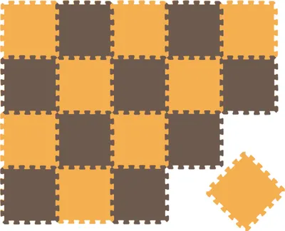 Zdjęcie produktu dla 18-elementowa mata do układania puzzli dla dzieci od zera - mata do raczkowania 30x30