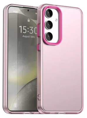 Produktbild von Handyhülle für Samsung Galaxy S24+ / S25+ Schlank Durchscheinend Matt Stoßfest Schutzhülle Rot