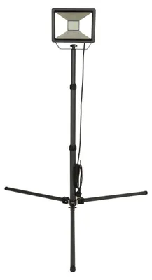 Produktbild von UNITEC LED Strahler mit Stativ 30 Watt, 2400 Lumen, Baustrahler, 6500 Kelvin, Anthrazit, IP65