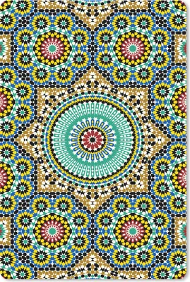 Produktbild von MuchoWow® Mauspad Mousepad Mosaik - Muster - Mandala 40x60 cm - Mousepads - Maus Mat - Pad - Mausunterlage - Schreibtisch Accesoire