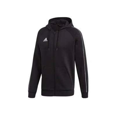 Image de Adidas Core18 Fz Hoody Noir/Runwht/Rouge Noir/Runwht/Rouge M
