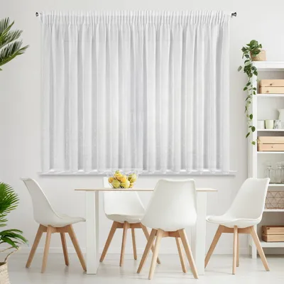 Produktbild von Gardine KLEO weiß 345x140 cm Kräuselband
