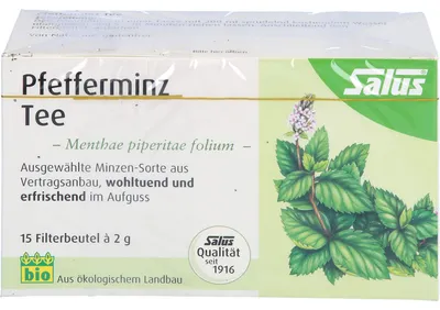 Zdjęcie produktu dla Herbata miętowa Menthae piperitae foliumSalus, 15 szt. FBE