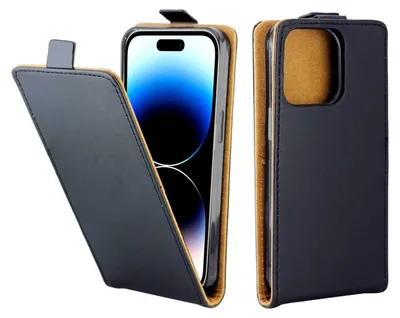 Image de Étui à rabat pour Apple iPhone 14 Pro Max, noir, neuf