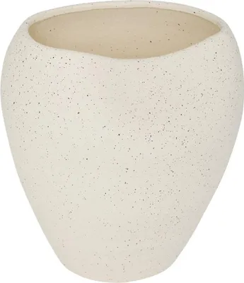 Produktbild von Vase sien h29,5cm weißes steinzeug - Atmosphera créateur d'intérieur