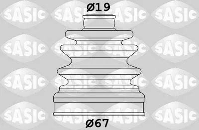 Produktbild von SASIC Faltenbalgsatz Antriebswelle Innen für HYUNDAI ix35 (LM, EL, ELH) 1906134
