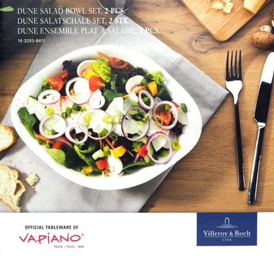 Immagine prodotto di Villeroy & Boch set di insalatiere 2 pezzi Dune Vapiano 21 x 17 cm