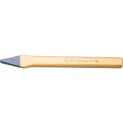 Immagine prodotto di Scalpello a croce Rennsteig in acciaio al cromo vanadio lunghezza 150 mm gambo 17x11 mm ovale piatto - R320 150 1