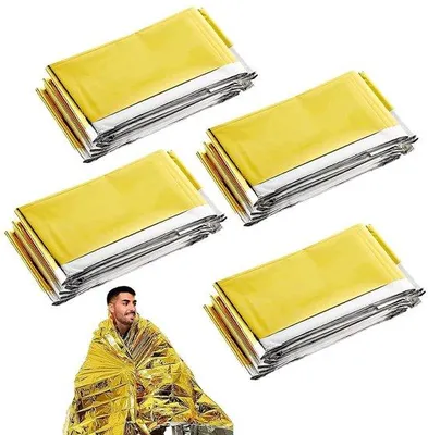Immagine prodotto di Coperta isolante impermeabile - Coperta termica espandibile - 160 x 210 cm - Coperta termica di emergenza