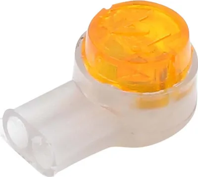 Immagine prodotto di 100 pezzi Connettore unipolare 0,4 - 0,9 mm arancione - Connettore a bassa corrente UY2