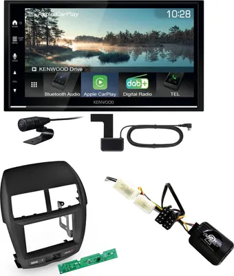 Produktbild von Kenwood DMX7722DABS Android Auto CarPlay Einbauset für Mitsubishi ASX bis 2014