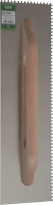 Produktbild von Hufa Schweizer Aufziehplatte Edelstahl Holzgriff 480x130mm 4x4mm
