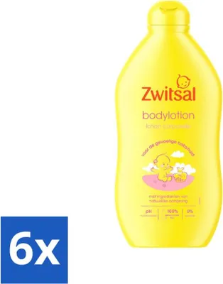 Image de Zwitsal – Soins pour bébés – Lotion corporelle – Particulièrement nourrissante et douce – 400 ml - Pack économique - 6 pièces