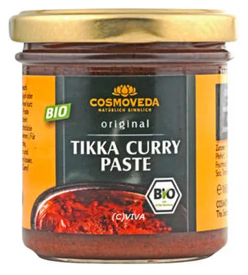 Produktbild von Cosmoveda Tikka Curry Paste 160g