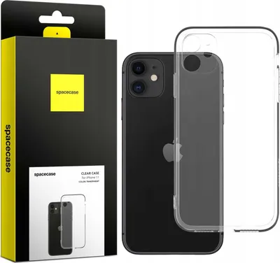 Zdjęcie produktu dla Silikonowe etui SPACECASE Clear Case do iPhone 11 Przezroczysty