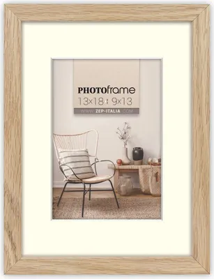 Obrázek produktu pro ZEP Dřevěný rám Malmo přírodní 50x70 cm s paspartou 40x60 cm