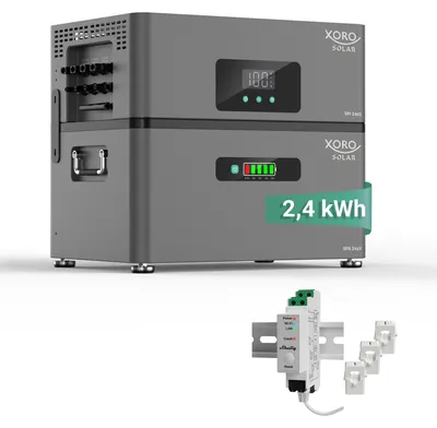 Produktbild von XORO SOLAR ATLAS-D PLUS 2.4 kWh + Shelly Pro 3EM