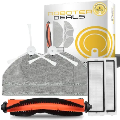 Obrázek produktu pro Sada příslušenství (náhradní díly) pro Xiaomi Mi Mop Essential (Mijia G1) (MJSTG1 SKV4136GL) (2x boční kartáč, 2x filtr, 1x hlavní kartáč, 2x utěrka)