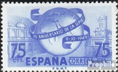 Produktbild von Briefmarken Spanien 1949 Mi 970 postfrisch Tag der Briefmarke