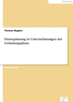 Produktbild von Finanzplanung in Unternehmungen der Gründungsphase