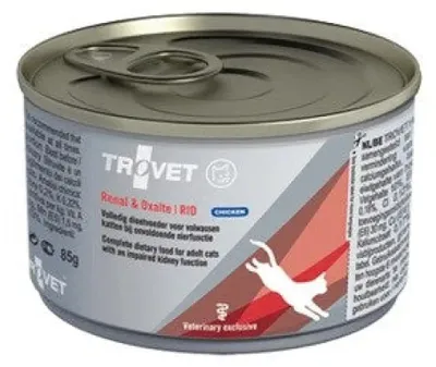 Zdjęcie produktu dla TROVET Renal & Oxalate RID Chicken - mokra karma dla kotów - 100 g