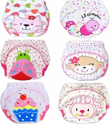 Produktbild von 6er Pack（90）Wasserdicht Baby Lernwindel Trainerhosen Unterwäsche Windeln Windelhose zum Toilettentraining Töpfchentraining