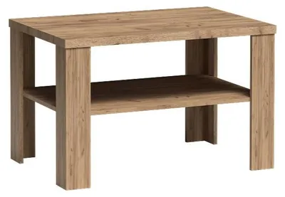 Produktbild von Masseno Couchtisch DESIO 90 cm Kaffetisch für Wohnzimmer Sofatisch Wohnzimmertisch Eichefarben