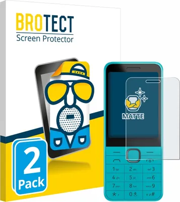 Produktbild von 2x BROTECT Schutzfolie für Nokia 235 4G (2024) Displayschutz Displayschutzfolie Folie Matt Entspiegelungsfolie