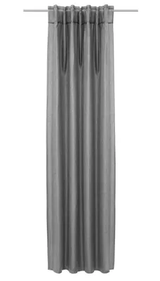 Produktbild von Schlaufenschal - Grau - 135 x 245 cm - verdeckte Schlaufen
