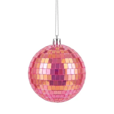 Produktbild von LED Disco-Kugel mit 8 Micro-LEDs Ø 8 cm Batteriebetrieben Spiegelkugel Partylicht Discokugel Lampe