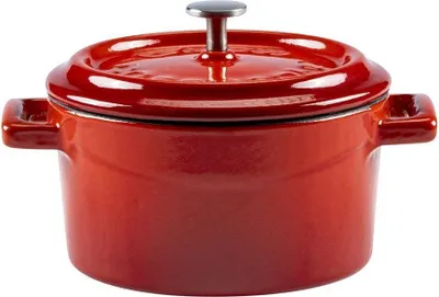 Zdjęcie produktu dla LAVA Garnek metalowy Ø 10 cm 035 L żeliwny czerwony LVYTC10K2R