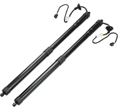 Image de Assistance électrique pour hayon, matériau durable, compatibilité avec différents véhicules, couleur noire