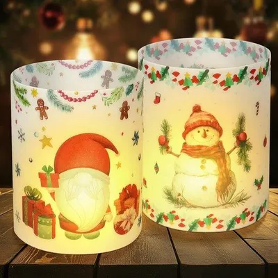 Immagine prodotto di 12 candelieri da tavolo per decorazioni natalizie