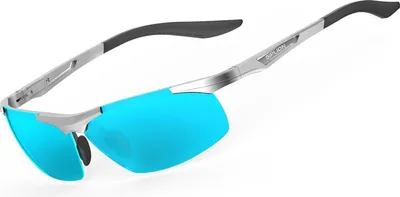 Zdjęcie produktu dla Sportowe okulary przeciwsłoneczne z polaryzacją dla mężczyzn Al-Mg metalowa oprawka UV400 CAT 3