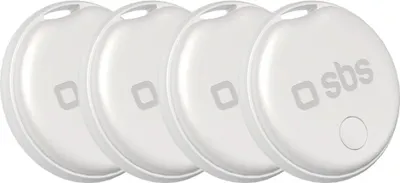 Zdjęcie produktu dla Lokalizator Sbs Track My Circle Kompatybilny Z Apple Find My Zestaw 4Szt. - Biały