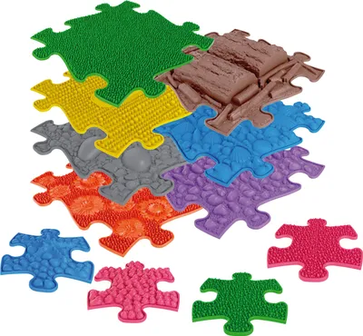 Produktbild von EDUPLAY 110482 Sensorik-Pfad Orthopädische Strukturmatten, mehrfarbig, 11-teilig (1 Set)