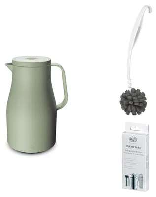 Zdjęcie produktu dla alfi ECONSCIOUS Isolierkanne – Vorteilsset mit Reinigungsbürste CLEAN FIX 30 cm + CLEAN TABS (20 Stück)
