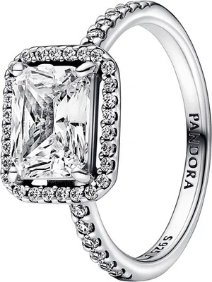 Produktbild von PandoraRing 192391C01 Stackable Ring Sparkling Halo 925 Damenschmuck 18